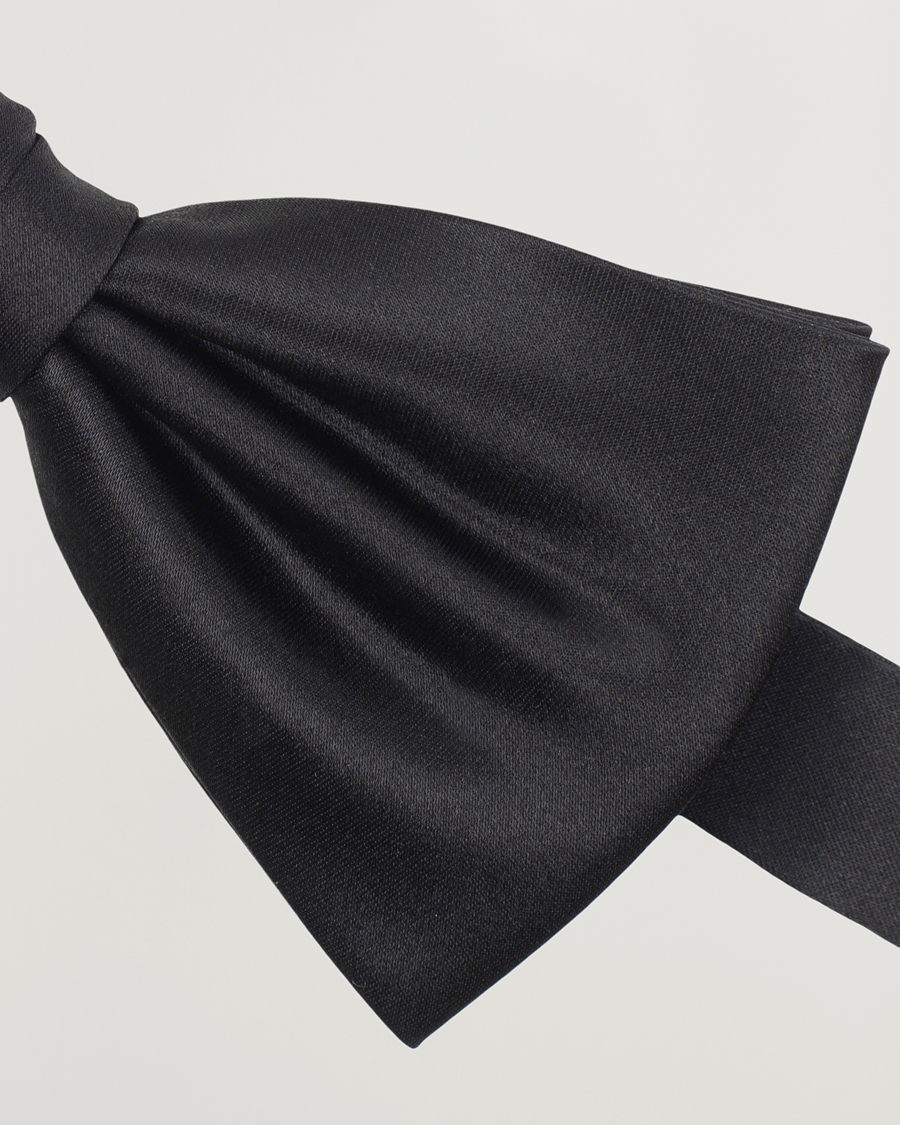 Herren | Fliegen | Amanda Christensen | Silk Cummerbund Set Black Black