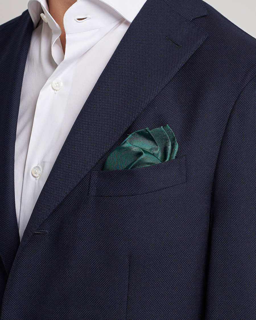 Herren | Amanda Christensen Handkercheif Silk Green | Amanda Christensen | Handkercheif Silk Green