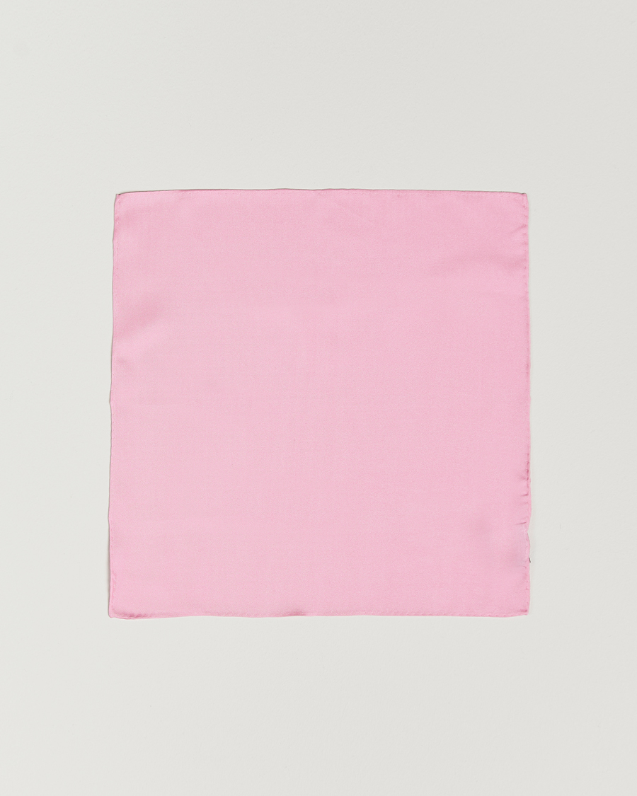 Herren | Einstecktücher | Amanda Christensen | Handkercheif Silk Pink
