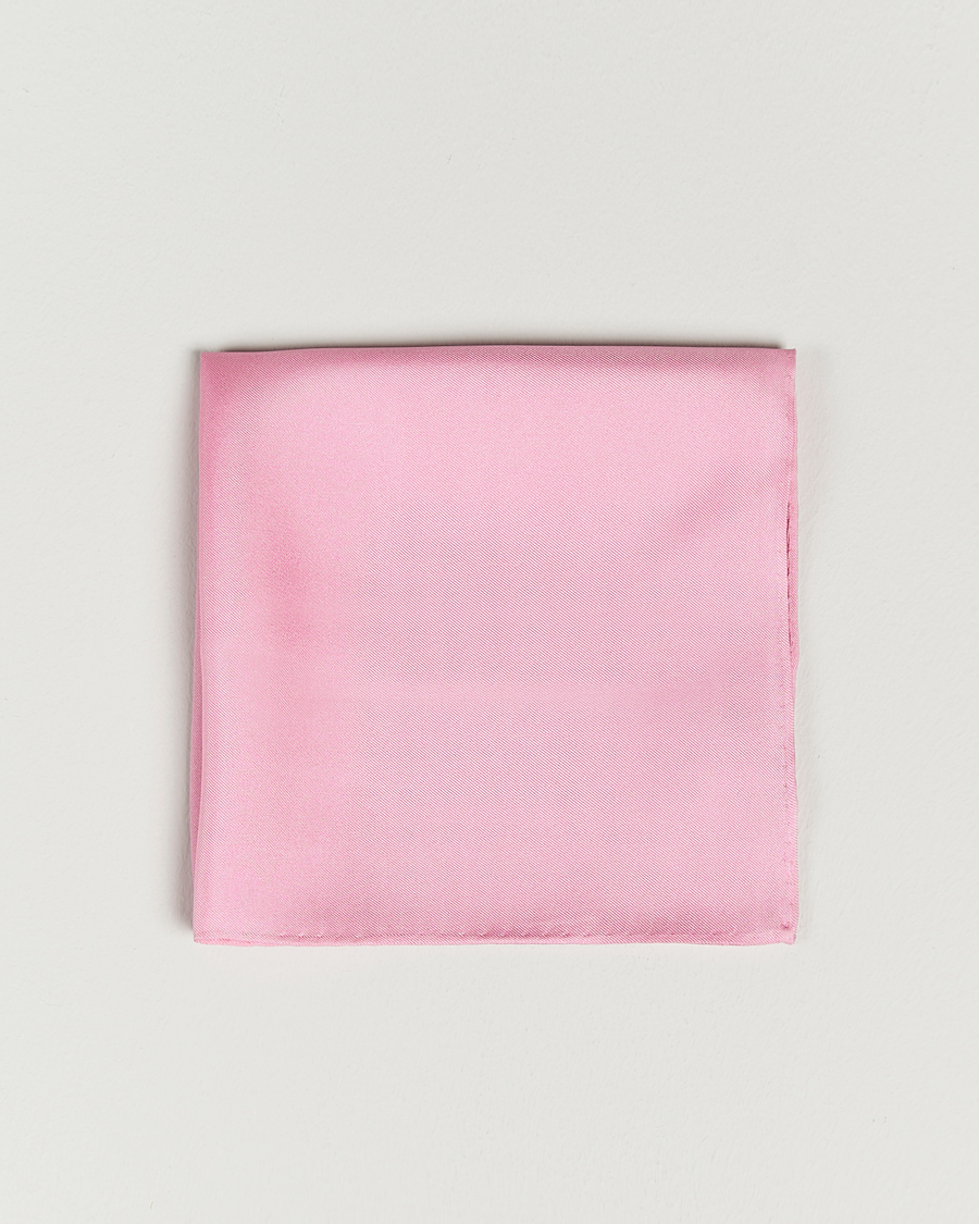 Herren | Einstecktücher | Amanda Christensen | Handkercheif Silk Pink