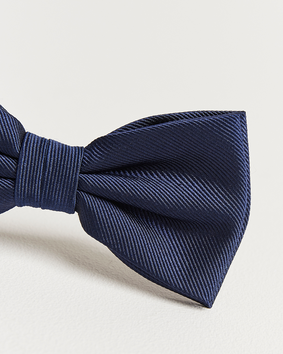 Herren | Amanda Christensen Pre Tie Silk Navy | Amanda Christensen | Pre Tie Silk Navy