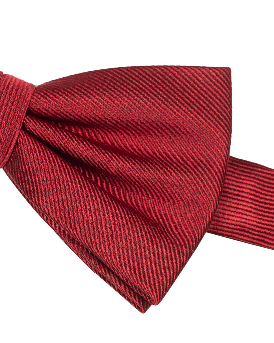 Herren | Amanda Christensen Pre Tie Silk Wine Red | Amanda Christensen | Pre Tie Silk Wine Red
