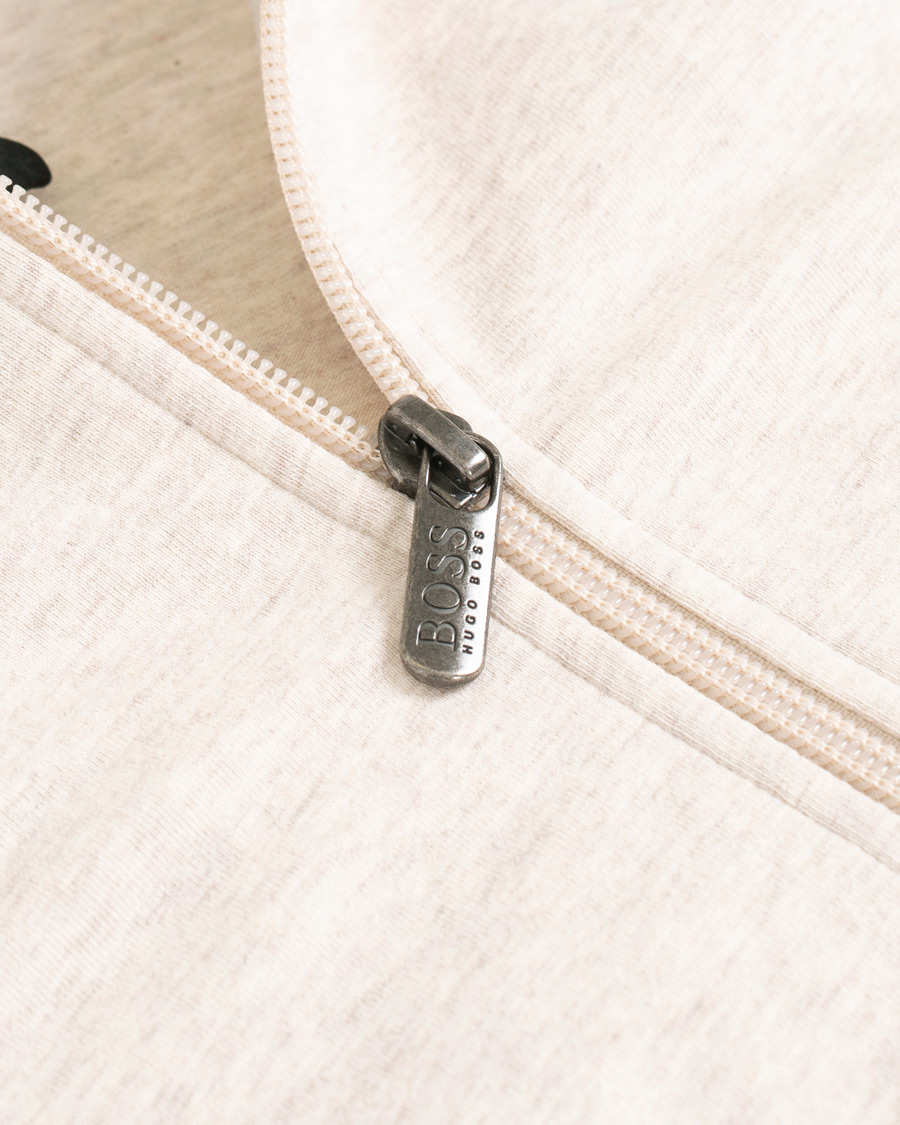 Herren | BOSS Loungewear Full Zip Hoodie Sand | BOSS BLACK | BOSS Loungewear Full Zip Hoodie Sand
