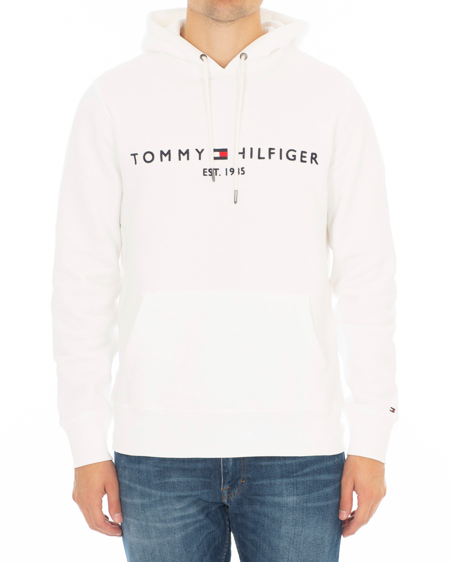 Herren | Pullover | Tommy Hilfiger | Logo Hoodie Snow White