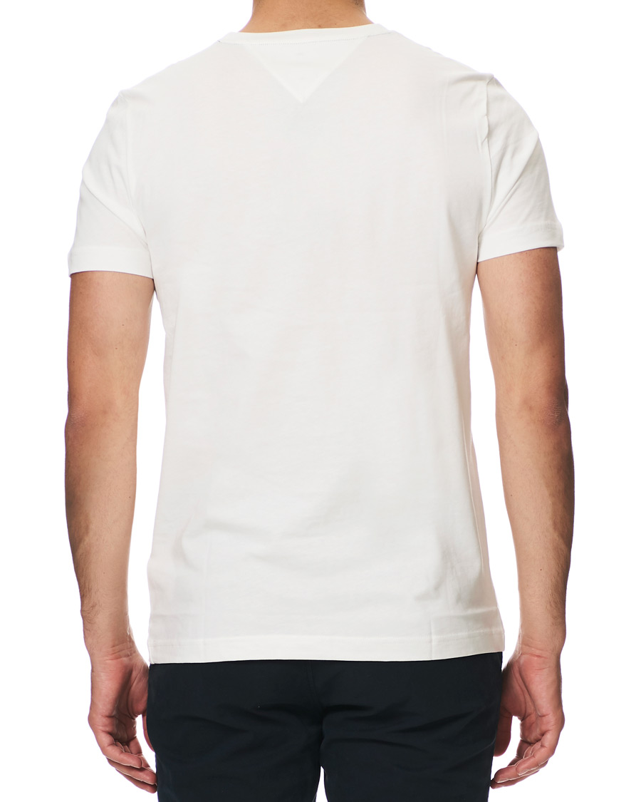 Herren | T-Shirts | Tommy Hilfiger | Logo Crew Neck Tee Snow White
