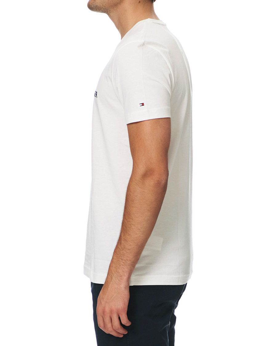 Herren | T-Shirts | Tommy Hilfiger | Logo Crew Neck Tee Snow White