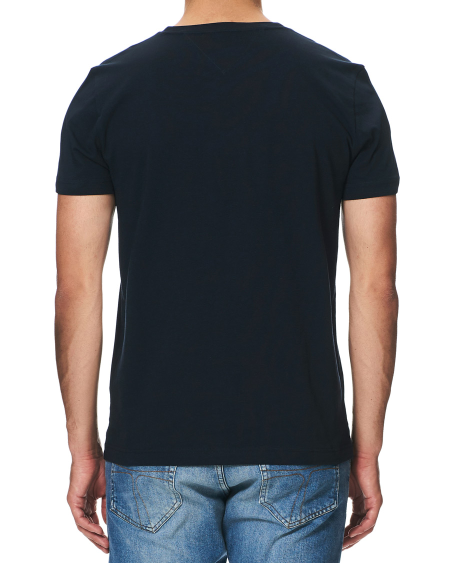 Herren | T-Shirts | Tommy Hilfiger | Logo Crew Neck Tee Sky Captain