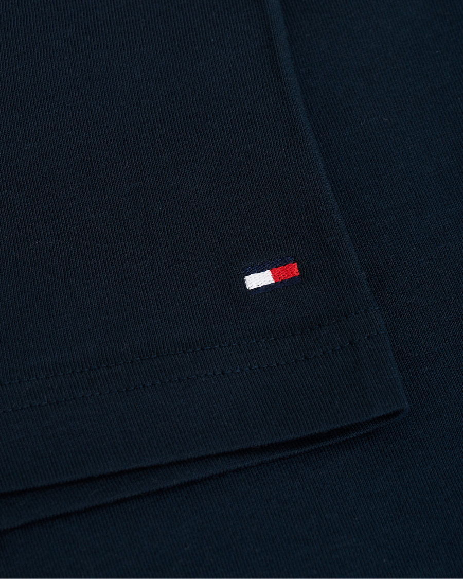Herren | T-Shirts | Tommy Hilfiger | Logo Crew Neck Tee Sky Captain