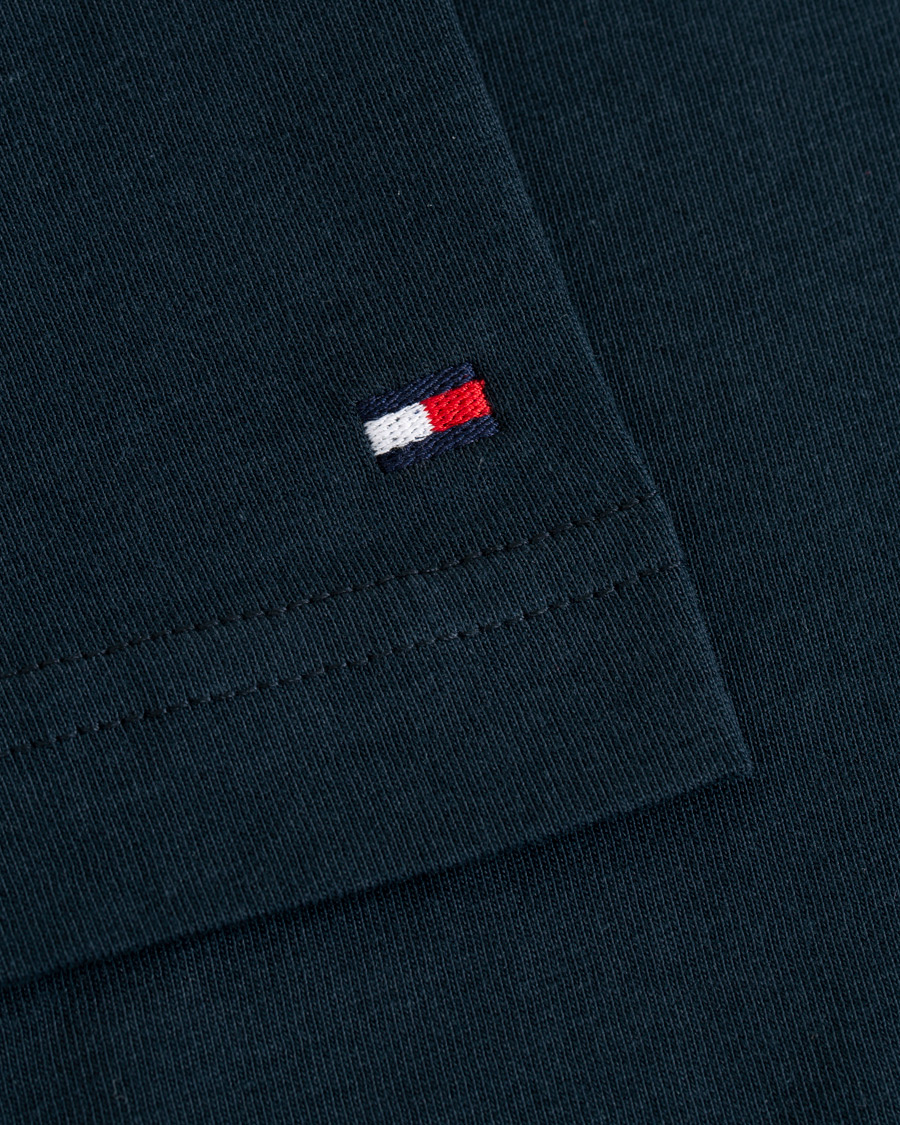 Herren | T-Shirts | Tommy Hilfiger | Logo Crew Neck Tee Sky Captain