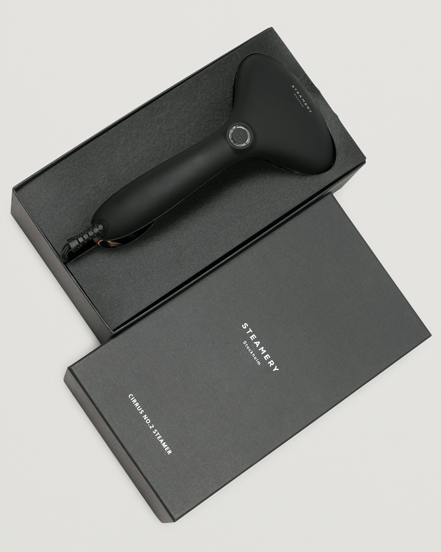 Herren | Steamery Cirrus No. 2 Travel Steamer Jet Black | Steamery | Cirrus No. 2 Travel Steamer Jet Black