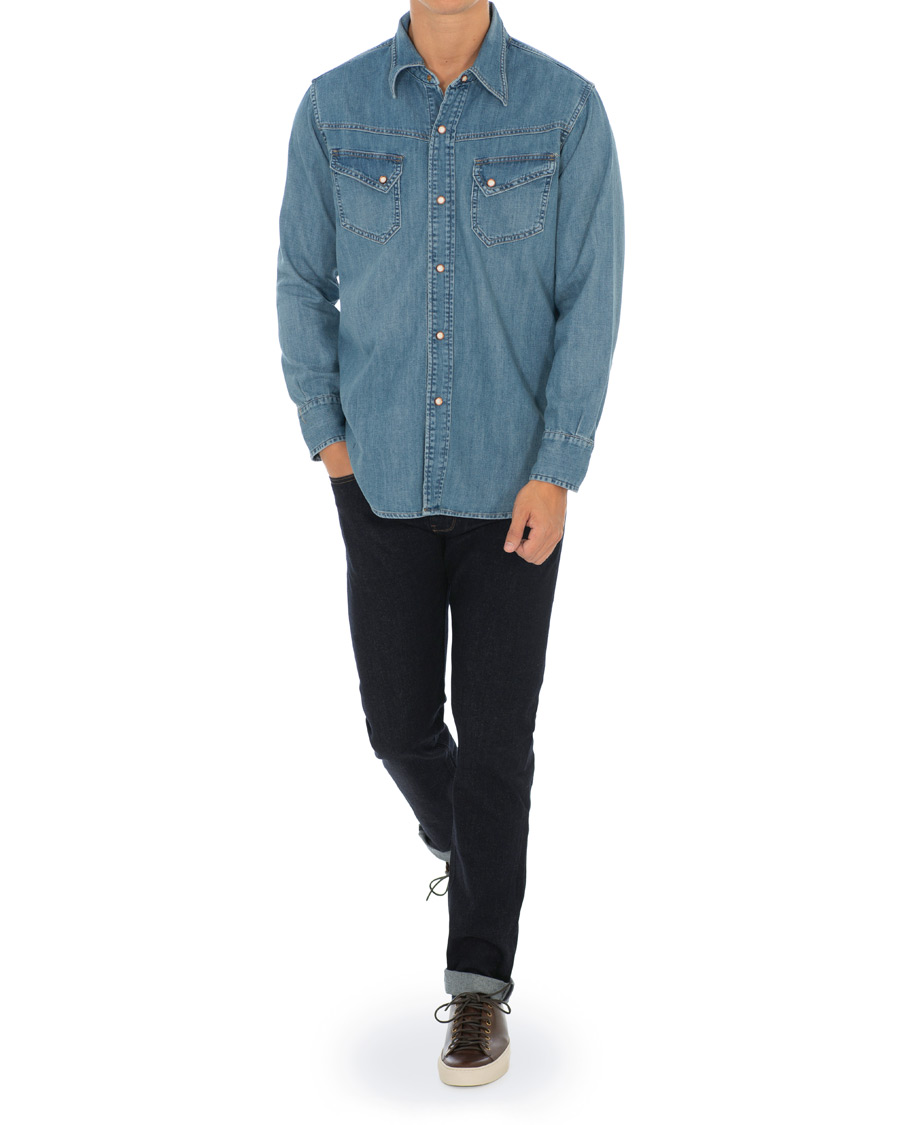 Herren | Hemden | Levi's Vintage Clothing | 50´s Western Denim Shirt Blind Lemon