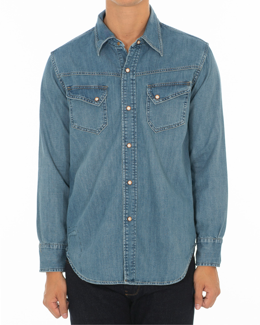 Herren | Hemden | Levi's Vintage Clothing | 50´s Western Denim Shirt Blind Lemon