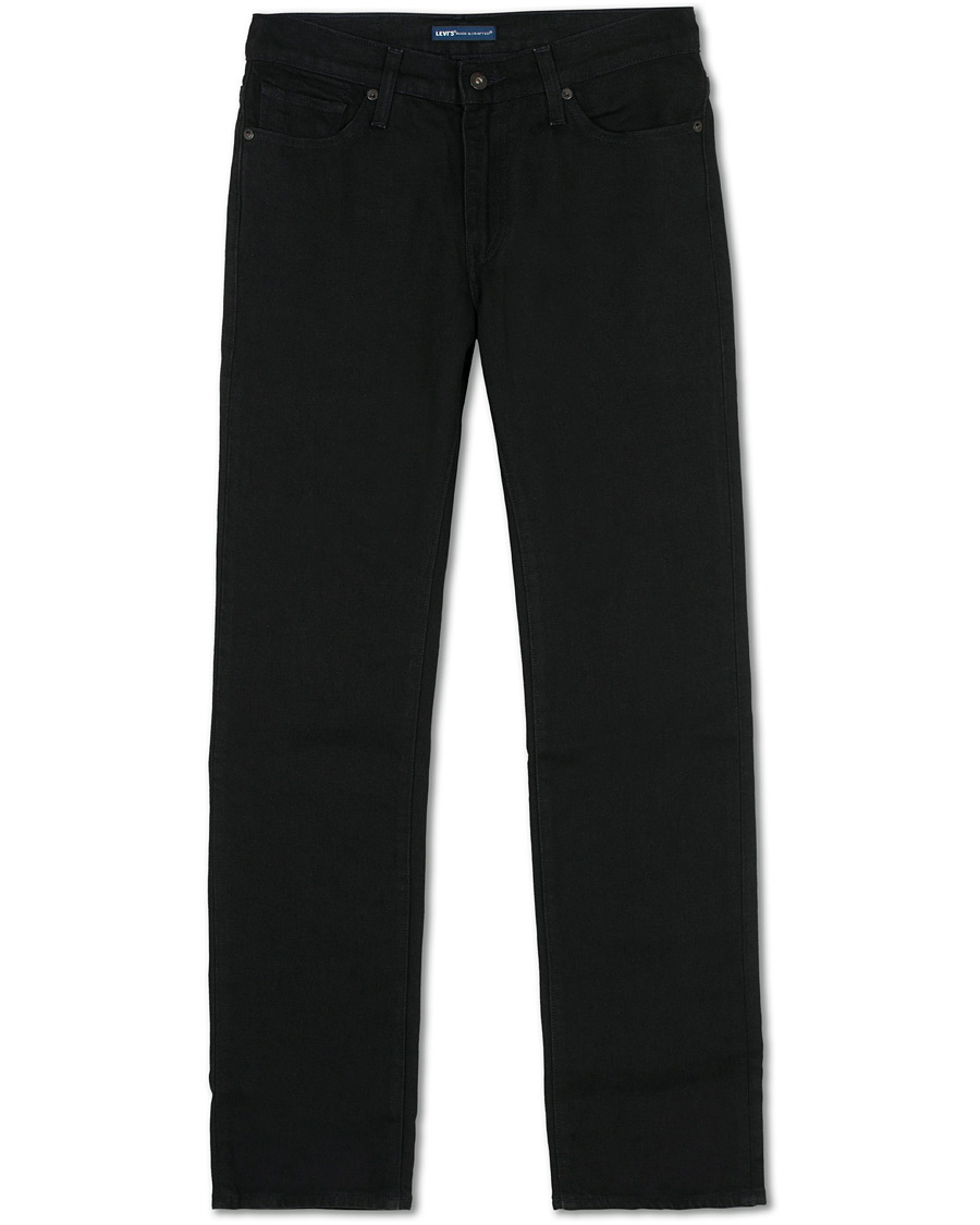 Herren | Jeans | Levi's Made & Crafted | 511 Slim Fit Stretch Black Rinse Jeans Black
