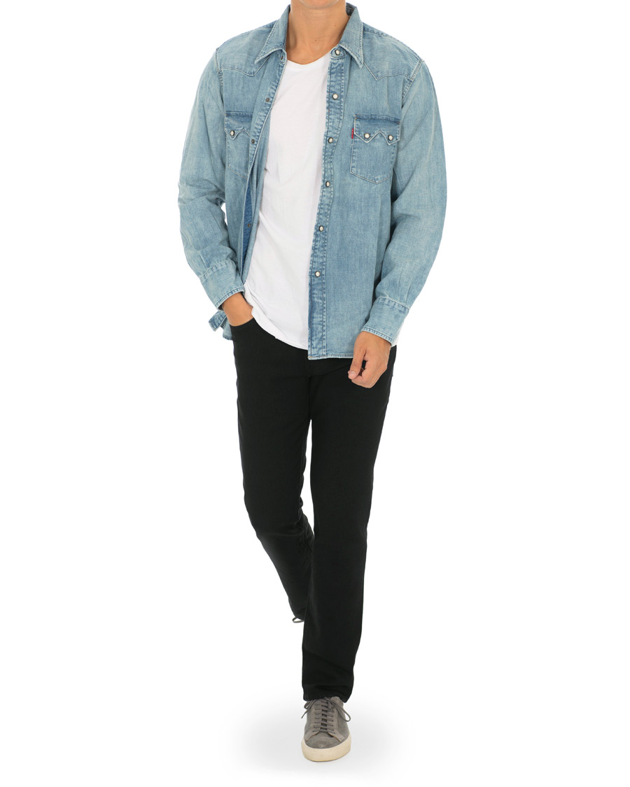 Herren | Jeans | Levi's Made & Crafted | 511 Slim Fit Stretch Black Rinse Jeans Black
