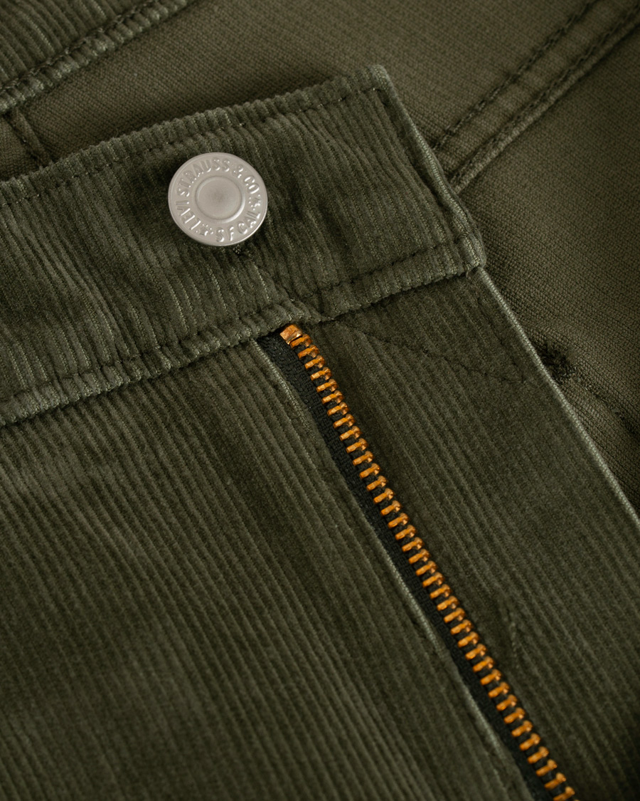 Herren | Hosen | Levi's | 511 Slim Fit Stretch Corduroy Trousers Olive Night