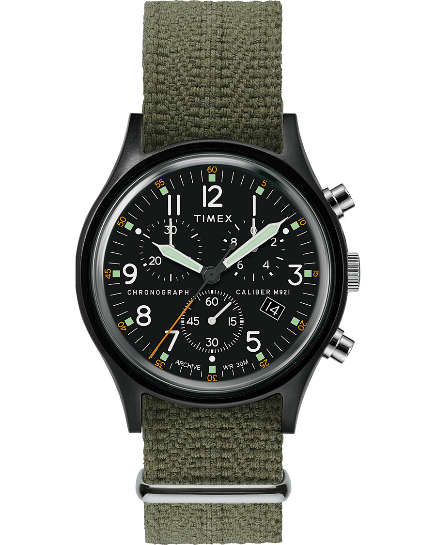 Herren | Timex Camper MK1 Aluminium Chrono 40mm Black/Black Dial | Timex | Camper MK1 Aluminium Chrono 40mm Black/Black Dial