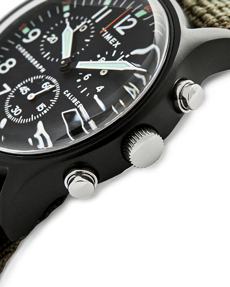 Herren | Timex Camper MK1 Aluminium Chrono 40mm Black/Black Dial | Timex | Camper MK1 Aluminium Chrono 40mm Black/Black Dial