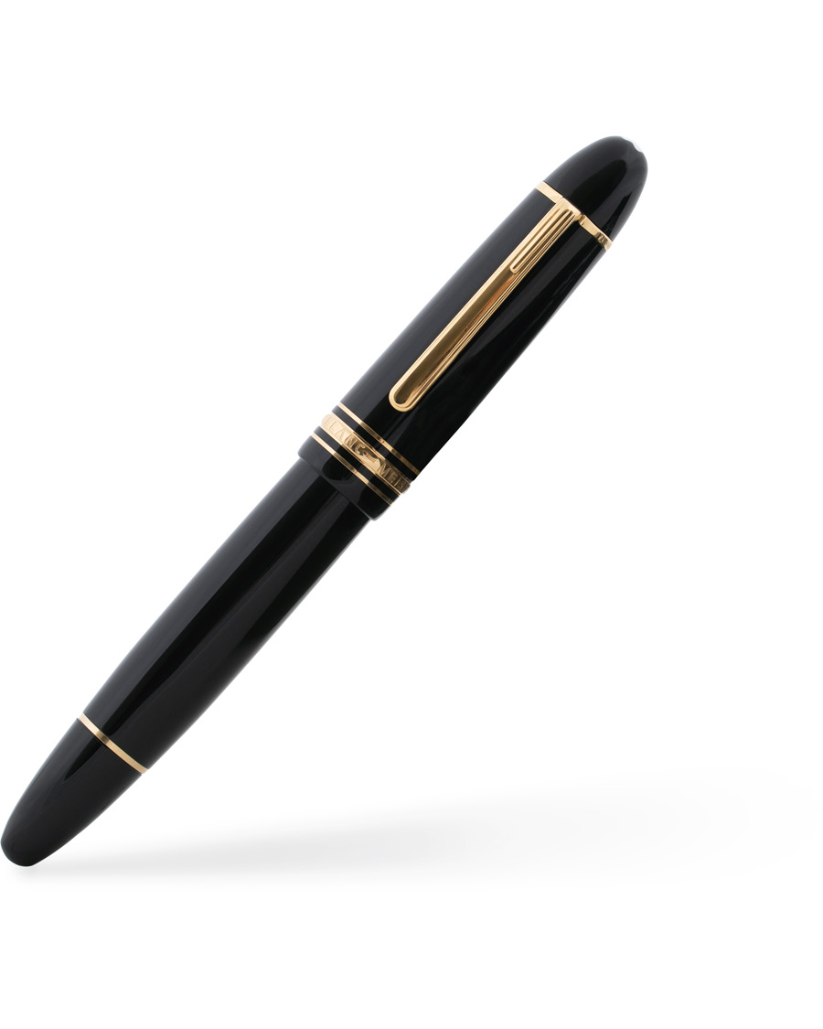 Herren | Montblanc 149 Meisterstück Resin YG Flex Nib Fountain Pen Black | Montblanc | 149 Meisterstück Resin YG Flex Nib Fountain Pen Black