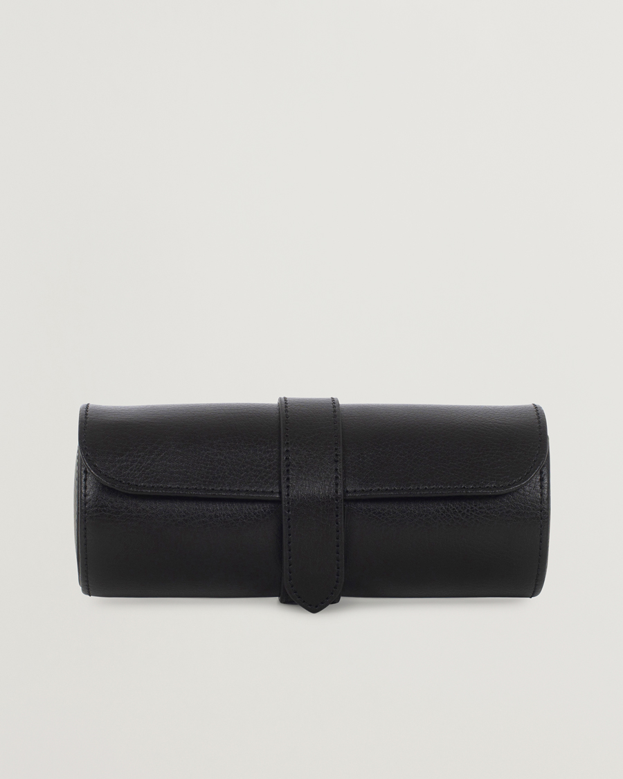 Herren | Uhren- und Schmuckkasten | WOLF | Blake Triple Watch Roll Black/Grey