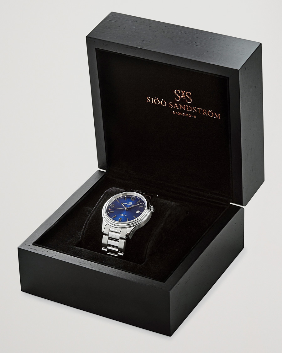 Herren | Sjöö Sandström Royal Steel Classic 41mm Blue and Steel | Sjöö Sandström | Royal Steel Classic 41mm Blue and Steel