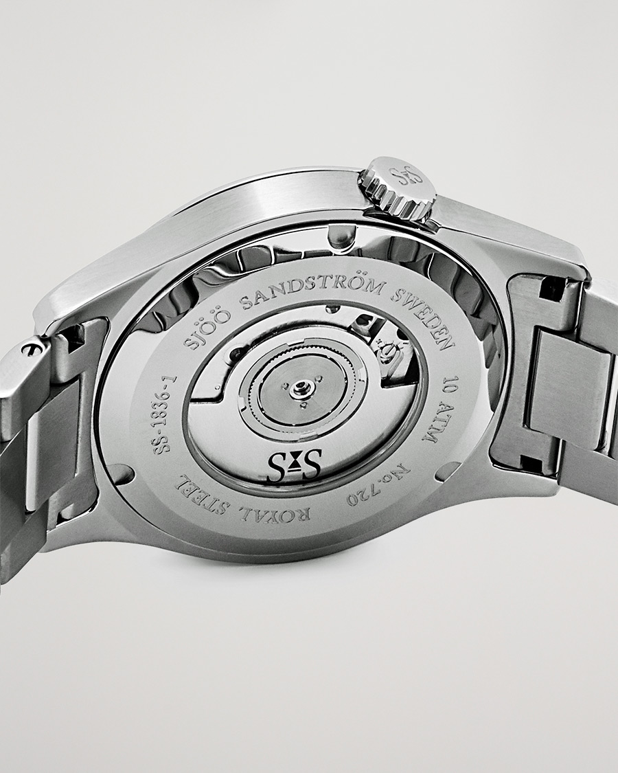 Herren | Sjöö Sandström Royal Steel Classic 36mm Blue and Steel | Sjöö Sandström | Royal Steel Classic 36mm Blue and Steel