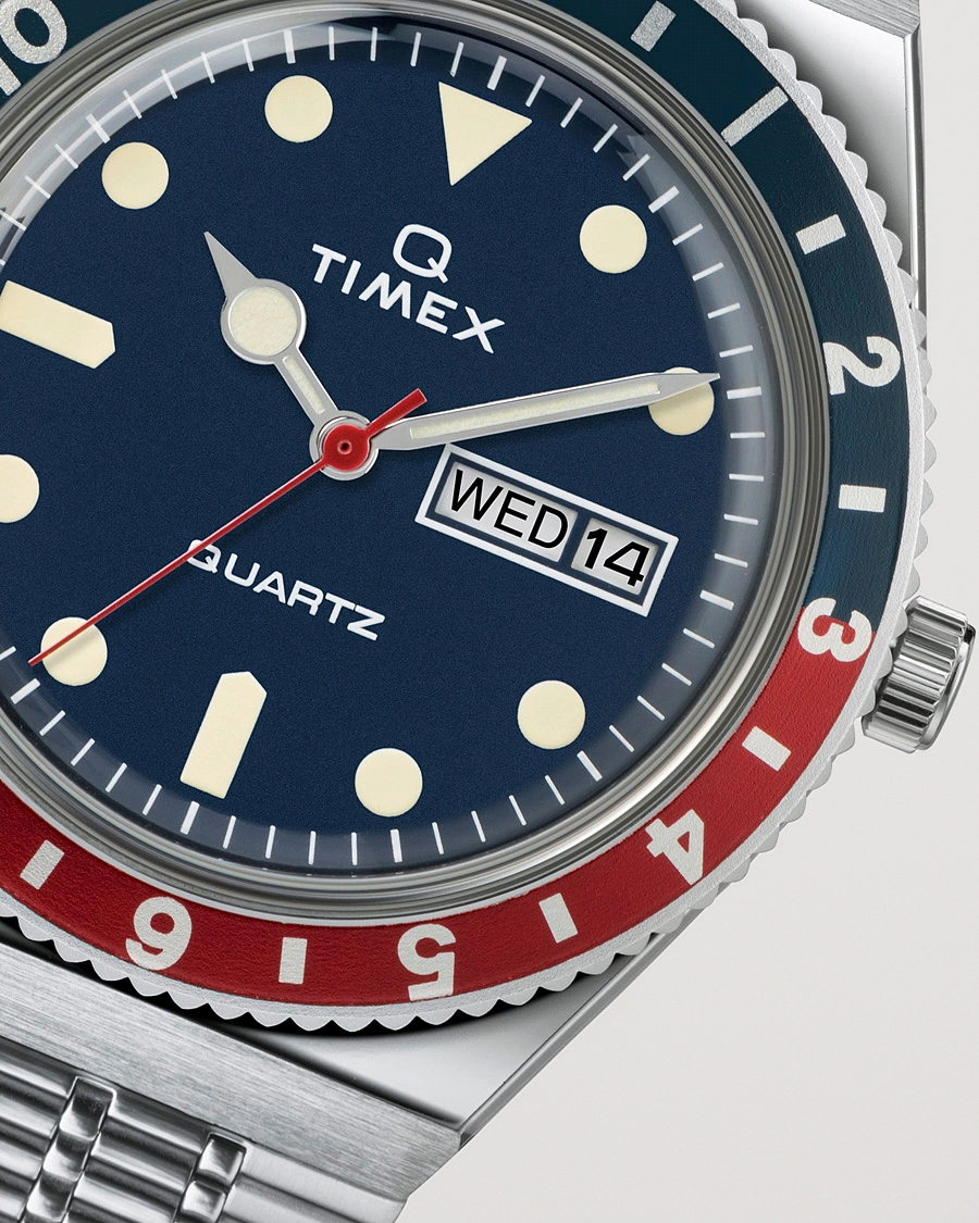 Herren | Timex Q Reissue 1979 Silver/Blue Dial | Timex | Q Reissue 1979 Silver/Blue Dial