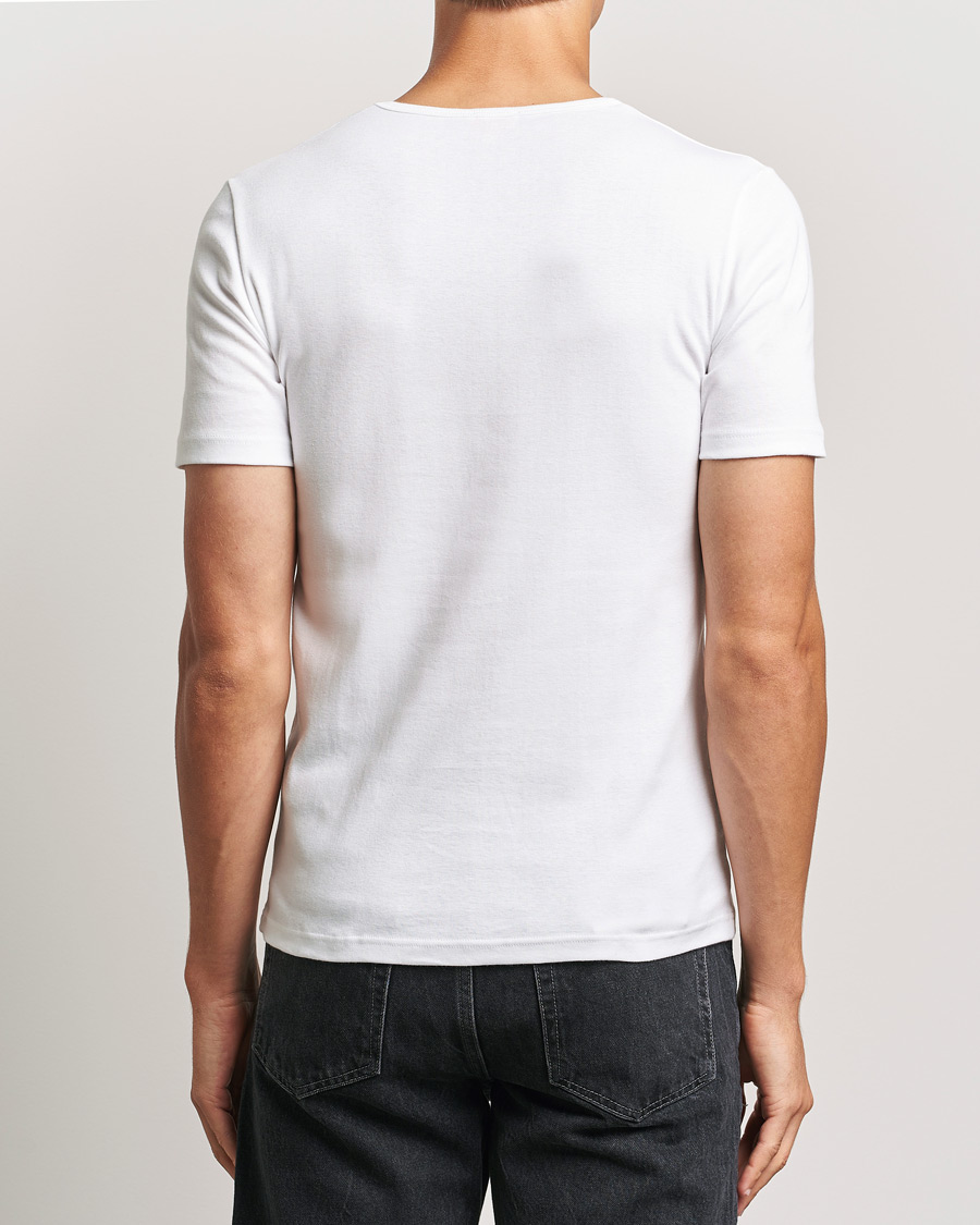 Herren | T-Shirts | Armor-lux | 2-Pack Crew Neck T-Shirt White/Rich Navy