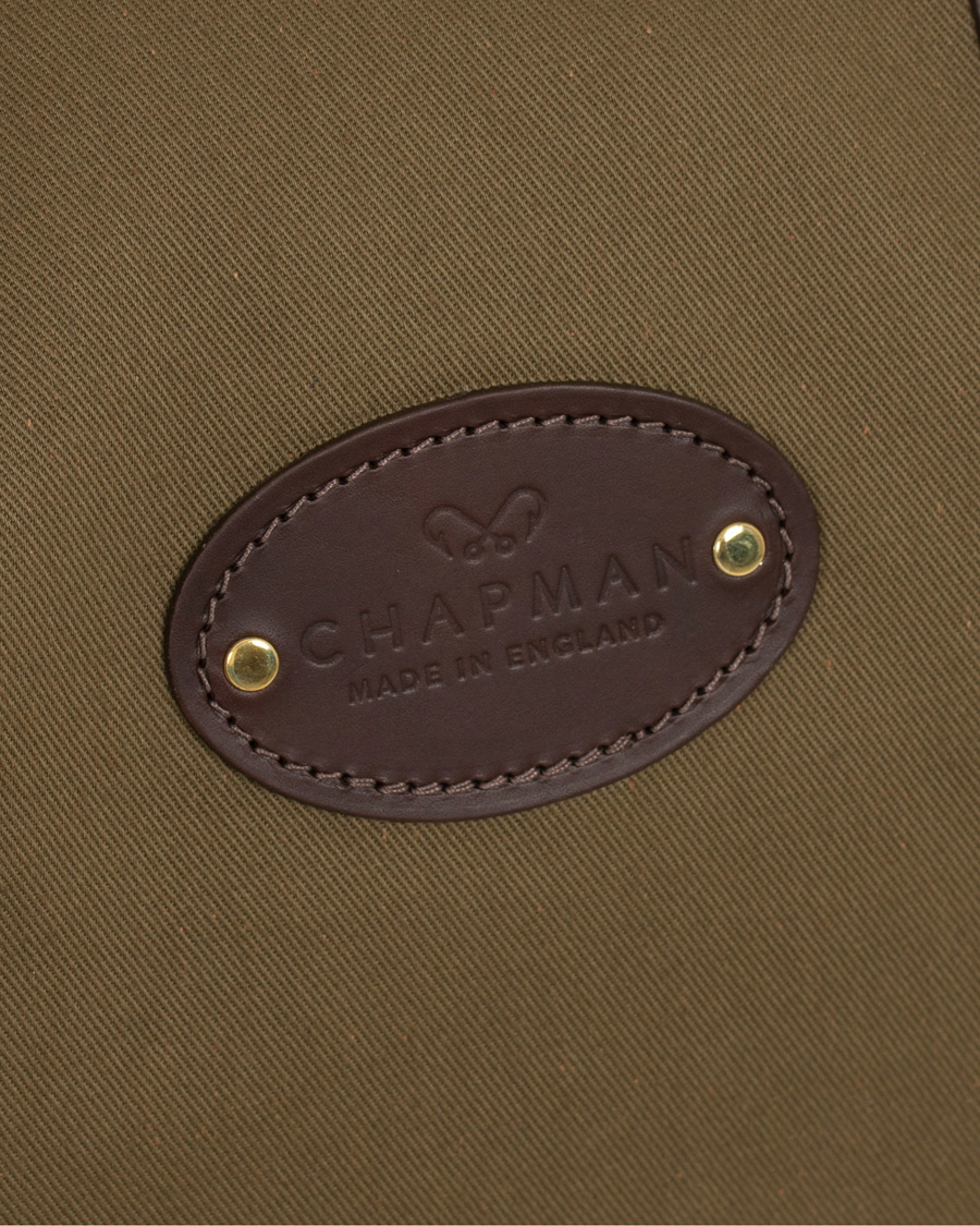 Herren | Chapman Bags Medium Classic Holdall Canvas Weekendbag Deep Olive | Chapman Bags | Medium Classic Holdall Canvas Weekendbag Deep Olive