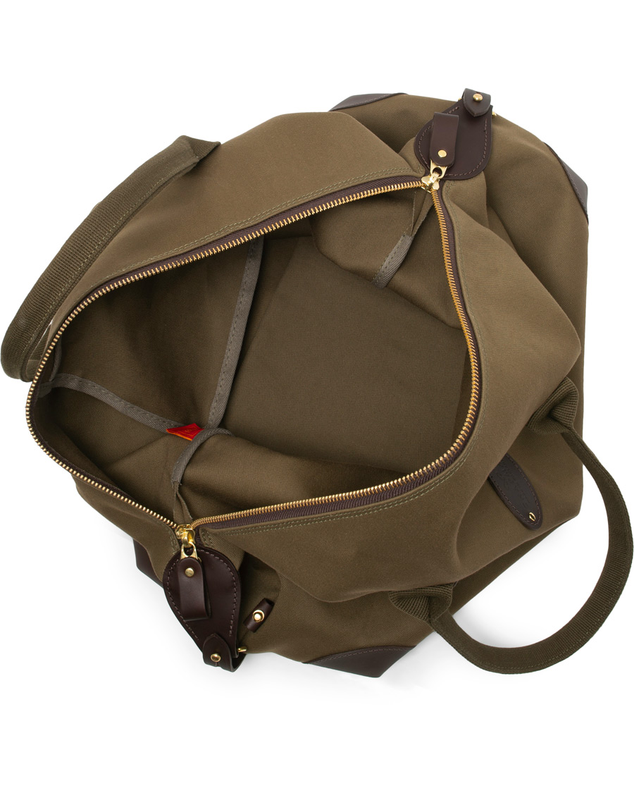 Herren | Chapman Bags Medium Classic Holdall Canvas Weekendbag Deep Olive | Chapman Bags | Medium Classic Holdall Canvas Weekendbag Deep Olive