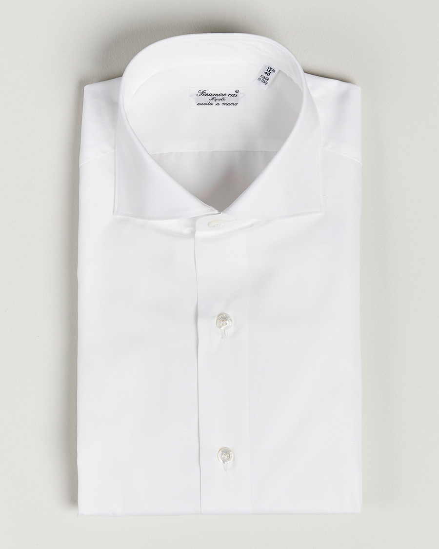 Herren | Hemden | Finamore Napoli | Milano Slim Fit Classic Shirt White