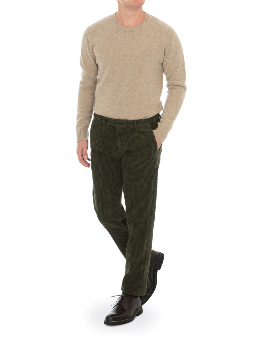 Herren | Pullover | Altea | Virgin Wool Crew Neck Sweater Sand