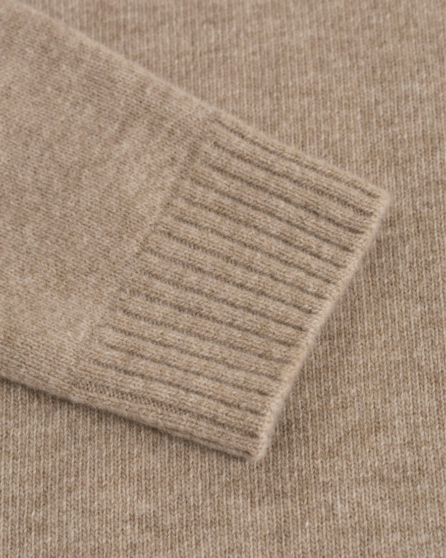 Herren | Pullover | Altea | Virgin Wool Crew Neck Sweater Sand