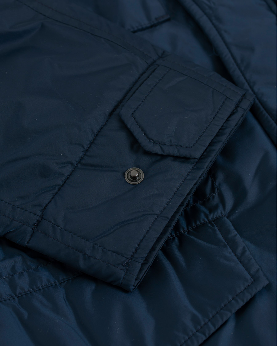 Herren | Jacken | Aspesi | Minifield Wool Lined Field Jacket Dark Blue