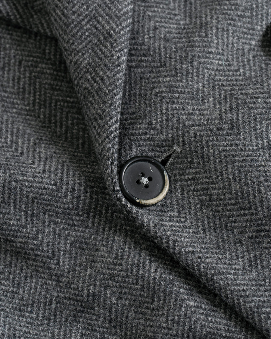 Herren | Sakkos | Barena | Mosto Double Breasted Herringbone Blazer Light Grey