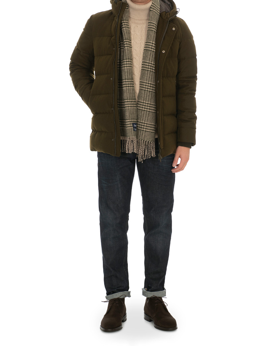 Herren | Jacken | Herno | Flannel Down Jacket Dark Green