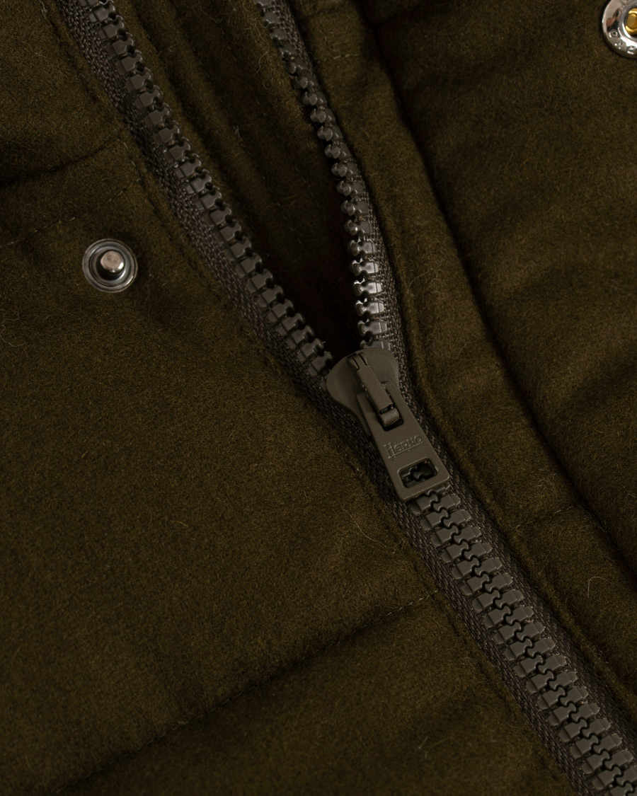 Herren | Jacken | Herno | Flannel Down Jacket Dark Green