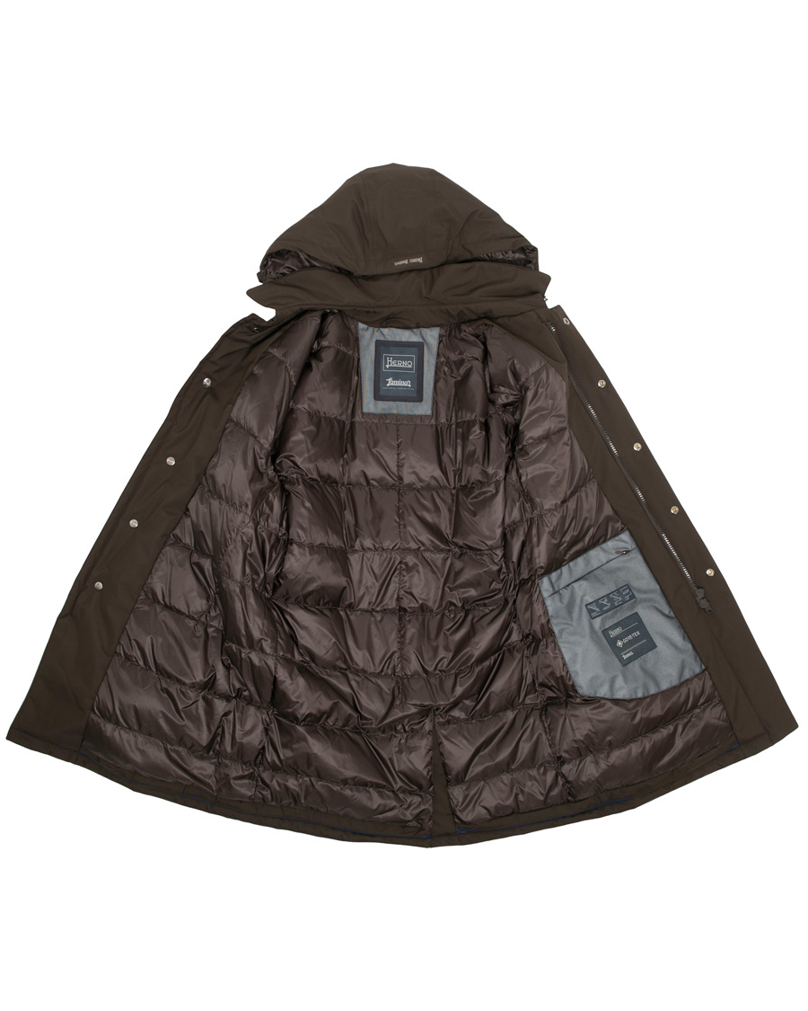 Herren | Jacken | Herno | Laminar Padded Coat Brown