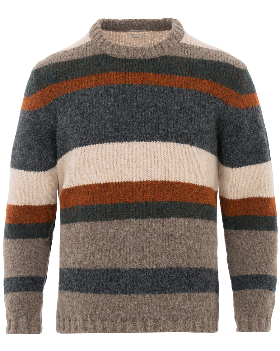 Herren | Pullover | Massimo Alba | Guli Wool/Alpaca Crew Neck Sweater Multicolour