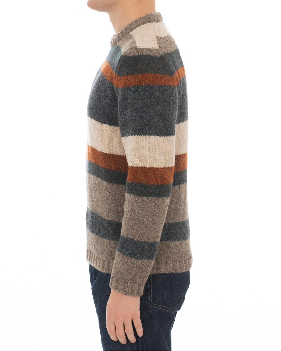 Herren | Pullover | Massimo Alba | Guli Wool/Alpaca Crew Neck Sweater Multicolour