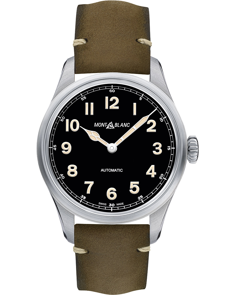 Herren | Montblanc 1858 Steel Automatic 40mm Black Dial | Montblanc | 1858 Steel Automatic 40mm Black Dial