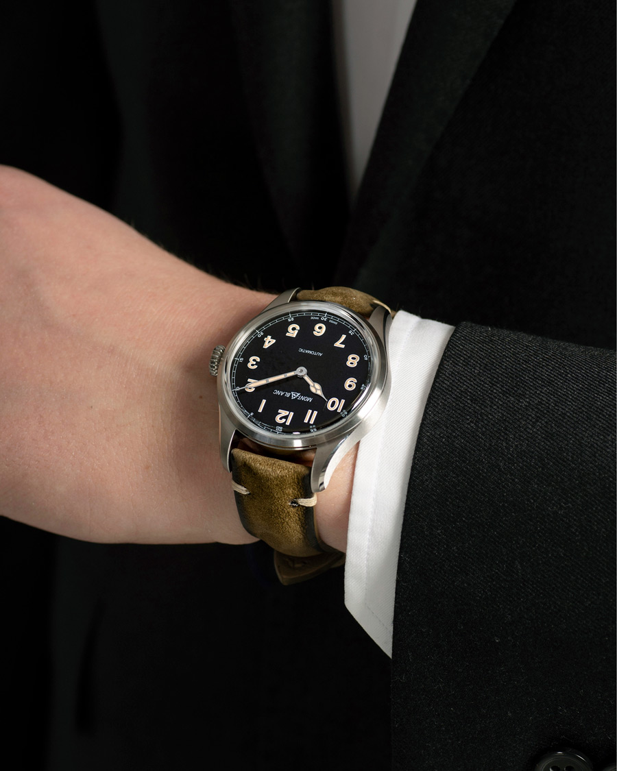 Herren | Montblanc 1858 Steel Automatic 40mm Black Dial | Montblanc | 1858 Steel Automatic 40mm Black Dial