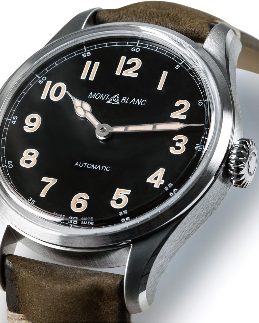 Herren | Montblanc 1858 Steel Automatic 40mm Black Dial | Montblanc | 1858 Steel Automatic 40mm Black Dial