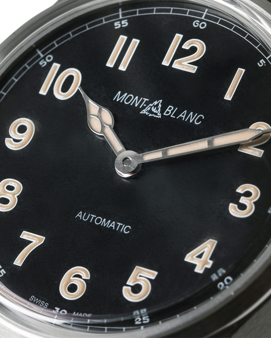 Herren | Montblanc 1858 Steel Automatic 40mm Black Dial | Montblanc | 1858 Steel Automatic 40mm Black Dial