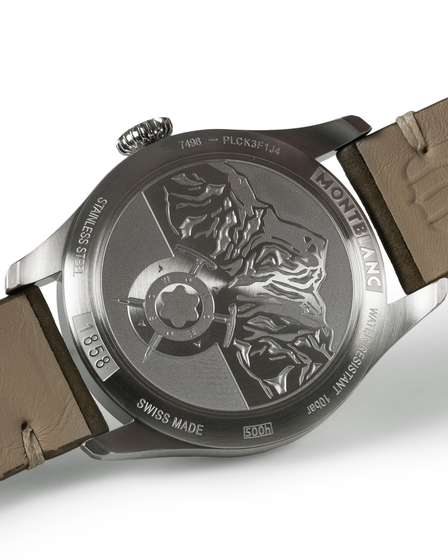 Herren | Montblanc 1858 Steel Automatic 40mm Black Dial | Montblanc | 1858 Steel Automatic 40mm Black Dial