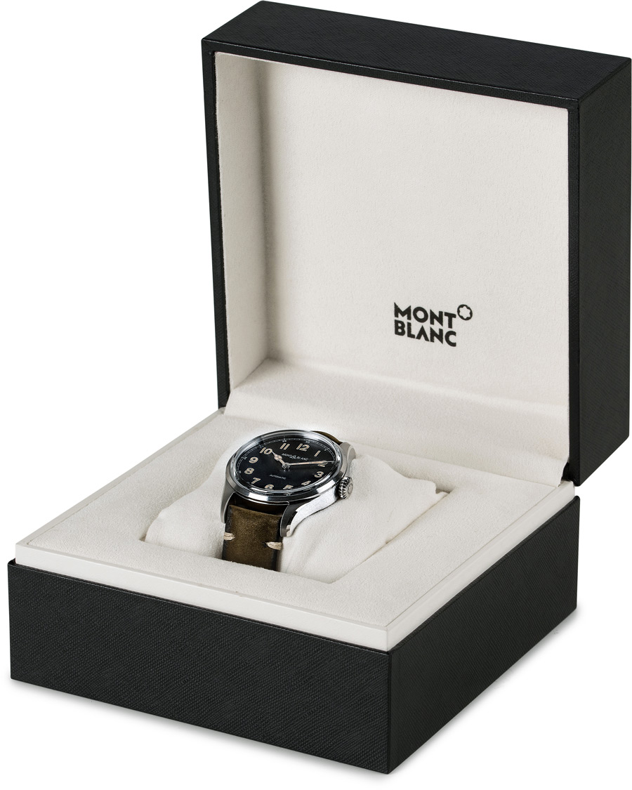 Herren | Montblanc 1858 Steel Automatic 40mm Black Dial | Montblanc | 1858 Steel Automatic 40mm Black Dial