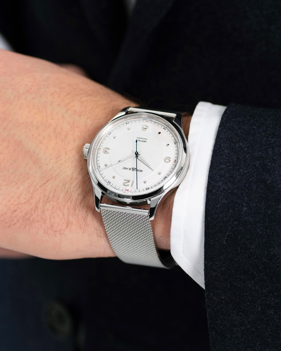 Herren | Montblanc Heritage Steel Automatic 40mm Silver Dial | Montblanc | Heritage Steel Automatic 40mm Silver Dial