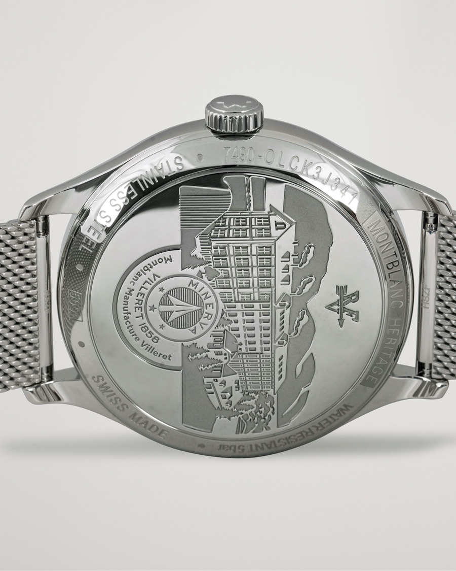 Herren | Montblanc Heritage Steel Automatic 40mm Silver Dial | Montblanc | Heritage Steel Automatic 40mm Silver Dial