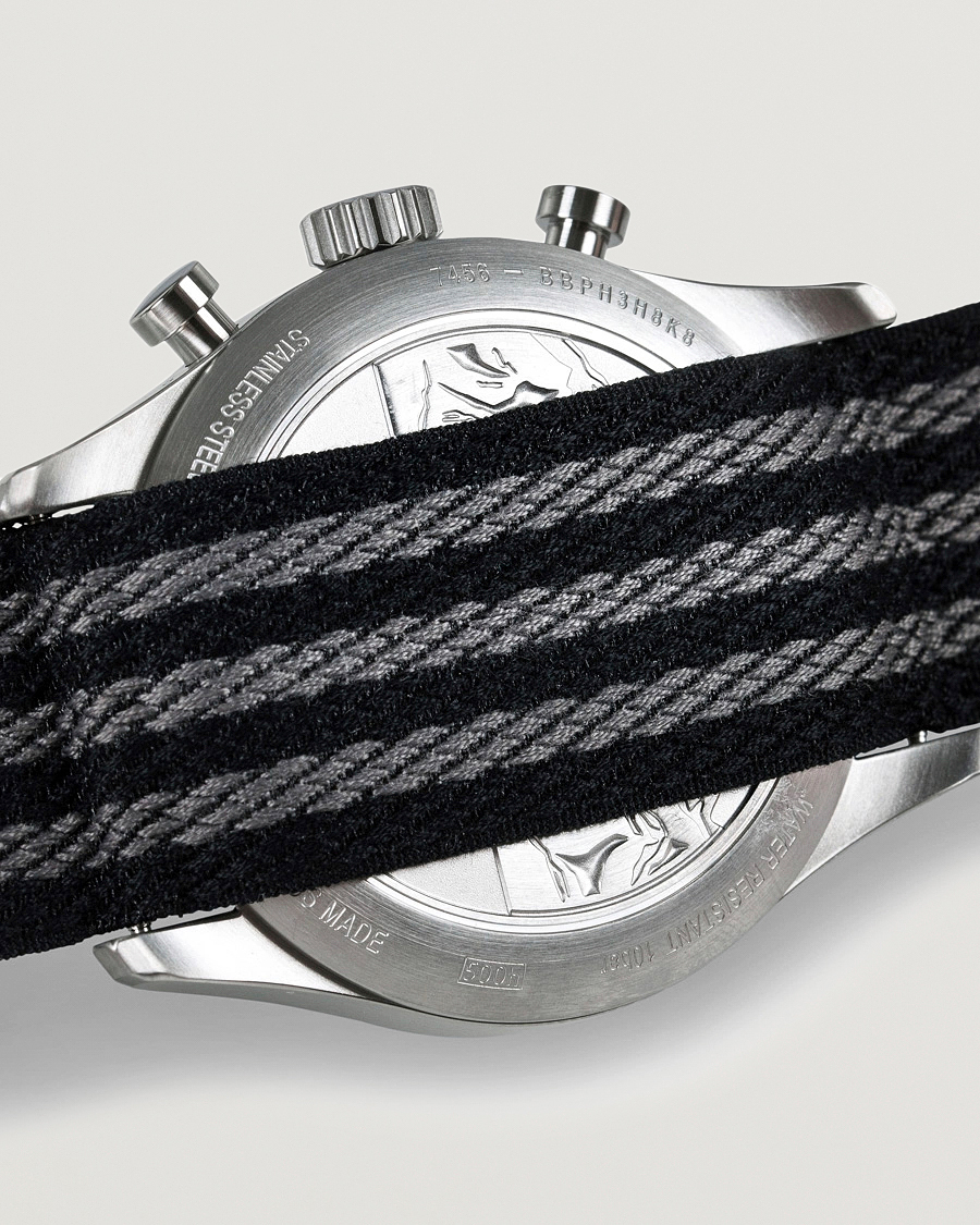 Herren | Fine watches | Montblanc | 1858 Steel Automatic Chronograph 42mm Black Dial