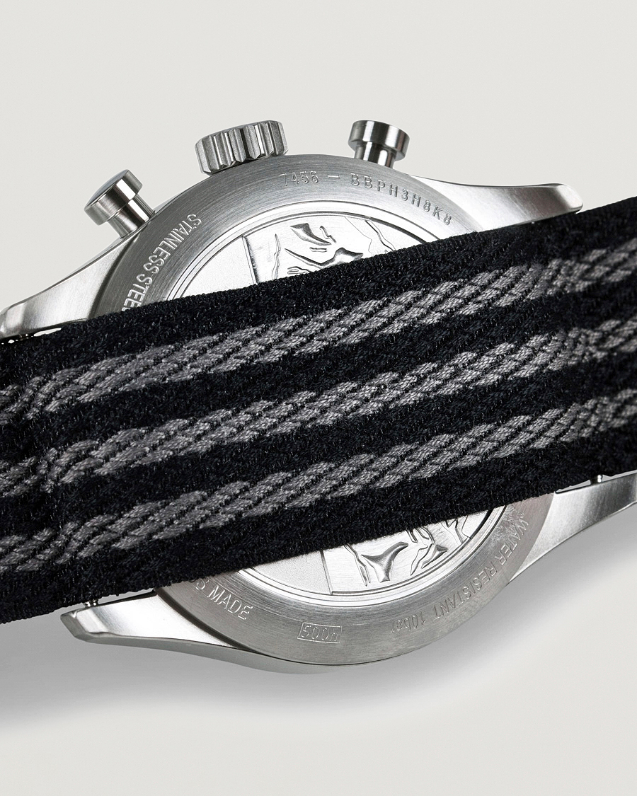 Herren | Montblanc 1858 Steel Automatic Chronograph 42mm Black Dial | Montblanc | 1858 Steel Automatic Chronograph 42mm Black Dial