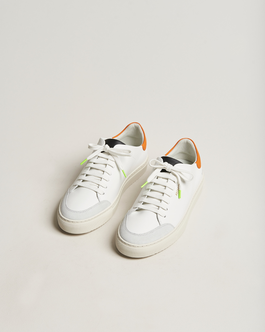 Herren | Weiße Sneakers | Axel Arigato | Clean 90 Triple Sneaker White/Orange